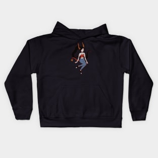 Cute Emo Demon Kids Hoodie